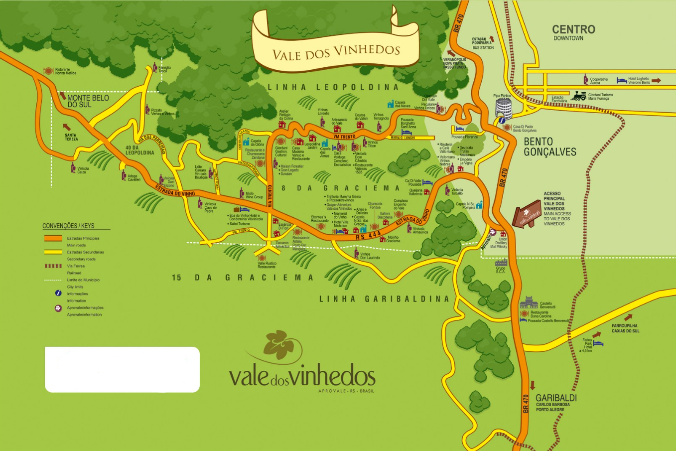 Para conhecer a D.O. Vale dos Vinhedos