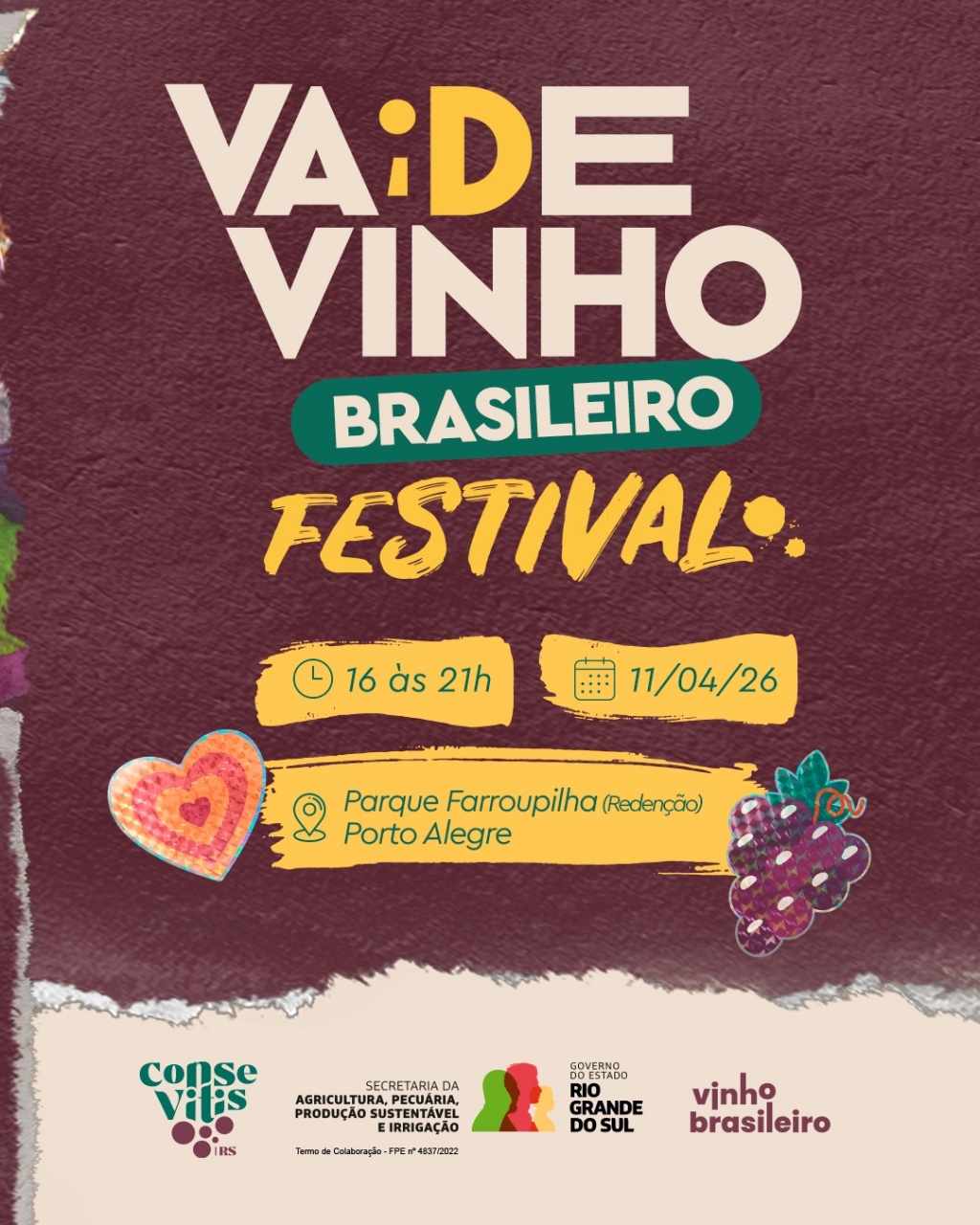 Vai de Vinho Brasileiro Festival confirma vinícolas participantes e antecipa clima da edição em Porto Alegre